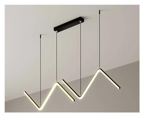 LEDFOR Lámpara colgante de comedor escandinava, lámpara colgante de línea simple y moderna, mesa de comedor sencilla y moderna, luz Compatible with bar Lámpara de araña lineal LEDFOR Lámpara colgante de comedor escandinava, lámpara colgante de línea simple y moderna, mesa de comedor sencilla y moderna, luz Compatible with bar Lámpara de araña lineal
