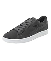 PUMA Unisex Puma Smash V2 Sneaker, Castlerock Puma Black White, 45 EU