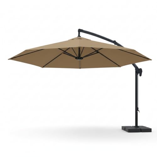 Capa de Substituição para Ombrelone Articulado Lateral 3m – Uso Praia e Jardim (COR CREME)