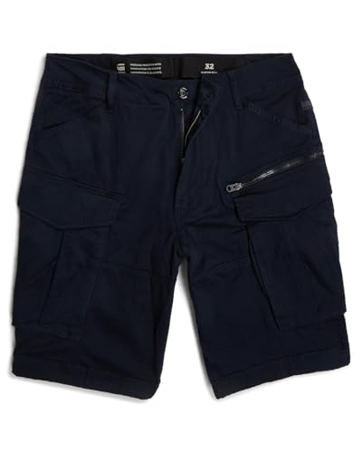 G-STAR RAW Men's Rovic Zip Relaxed Shorts, Blue (salute D08566-5126-C742), 30
