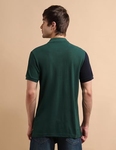 Image of U.S. POLO ASSN. Slim Fit Polo T Shirts for Men - 100% Cotton, Half Sleeves Mens Tshirt