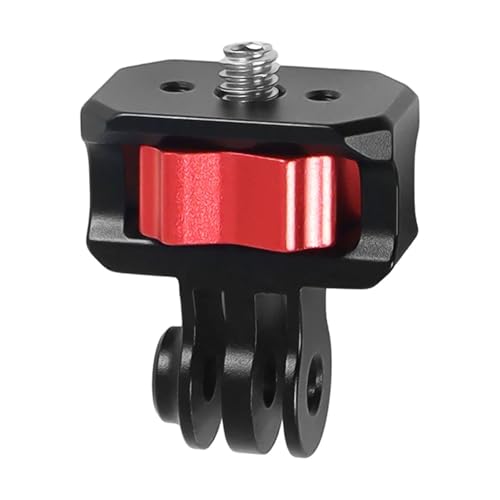 �݊���������܂�DJI OSMO 360 /13-12/X5 360°��]�O�r�A�_�v�^�[�ƌ݊������� - 1/4�C���` �m�u���b�N �N�C�b�N�����[�X�}�E���g(3 Slot Red)