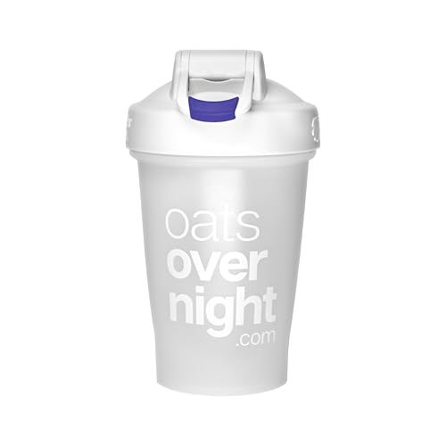 Image of Oats Overnight BlenderBottle - Shaker Cup with Secure Pop Cap & Fill Line, Dishwasher Safe - Mixing Cup, Protein Shakes, Oatmeal, Breakfast On-the-Go & Travel