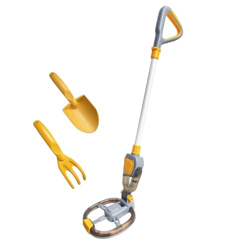 Detector de Metales para Niños,Kit Geográfico De Búsqueda De Oro Con Indicador Metálico - Juegos Educativos Con Sonido y Vibración Para Exteriores Cumpleaños Escuela Parque Playa Camping Patio Trasero