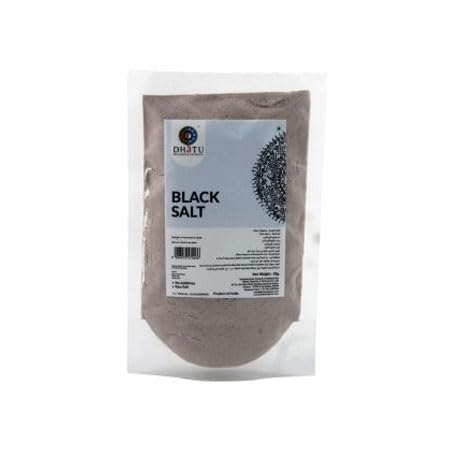 Rootz Organics Dhatu Black Salt 50g - Premium Quality Kala Namak for Authentic Flavor - Sourced from Certified Farm