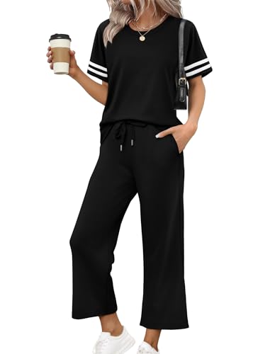 Save 30% on WIHOLL Women's Summer Lounge Sets with Code RBKF6RYX