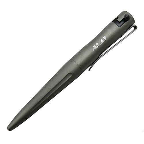 Cool Hand MTAP Tactical Bolt Action Pen, Compact Size, Titanium Grey Finish, Aluminum