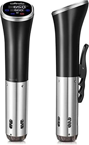 Comparison: Best Sous Vide Equipment 7 Sous Vide, Wancle Sous Vide Cooker 1100W IPX7 Waterproof Thermal Immersion Circulator With Reservation Function, Easy to store