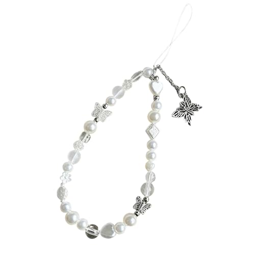 Xindazhi Dragonne de poignet en perles pour appareil photo numérique, chaîne d'appareil photo pour téléphone et porte-clés, plastique, taille unique