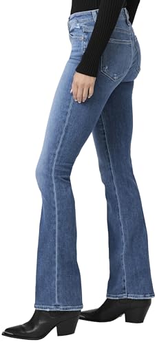 PAIGE Women's High Rise Manhattan Boot Cut 32 Inch Inseam Jeans3