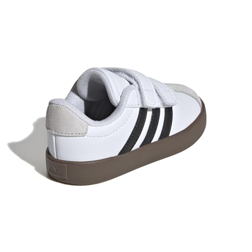 Image of adidas Boys Vl Court 3.0 Slip On Sneakers Shoes Casual - Pink, White
