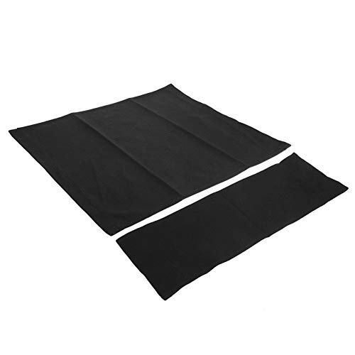 EBTOOLS 1 Set Chair Replacement Canvas, Directors Chair Cover Kit Replacement Canvas for Home Director Chair, 20.5 X 16.5/20.6 X 7.7inch (Black)