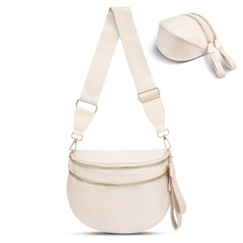 Image of Checkered Crossbody Bag, Bum Bags for Women Crossbody,Spacious Sling Bag Purse Fanny Packs with Shoulder Strap