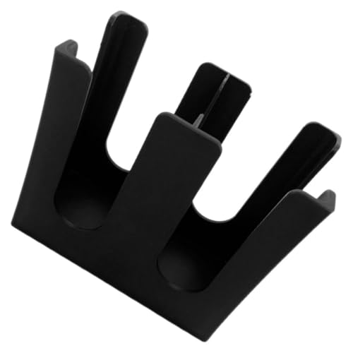 Gobelet et papier porte-support acrylique noir de bureau
