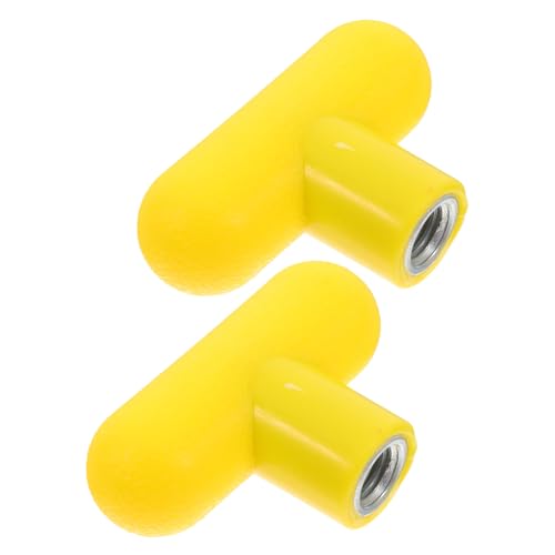 Genérico Accesorios de Gimnasio Mango de Pasador M8 Agarre Estable y Fácil Reemplazo 2 Piezas de Manijas de Cable para Equipos de Fitness para Entrenamiento de Fuerza