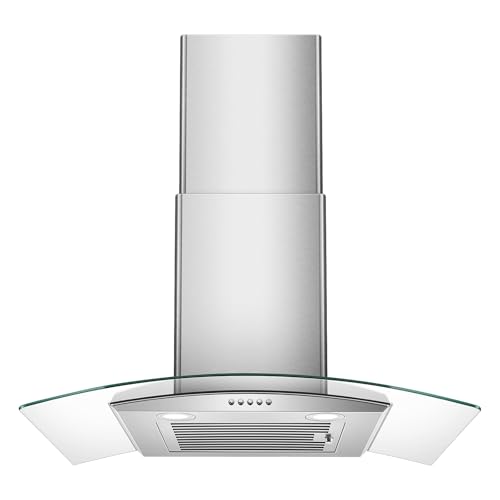 Range Hood 30 Inch, Tieasy Wall Mount Kitchen Hood with