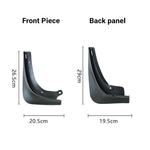 Garde-boue Tesla Model 3 finition noire mate intégration parfaite 2016-2023