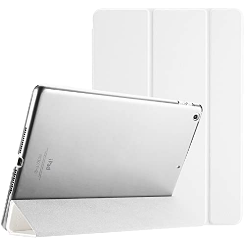 ProCase iPad 9.7"(���^�j�P�[�X �X�}�[�g ���X���� �X�^���h �t�H���I�ی�P�[�X �������t���X�g �o�b�N�J�o�[ �Ή��@��FiPad 9.7" ��6���� 2018 / ��5���� 2017 - �z���C�g