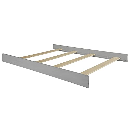 Image of Full-Size Conversion Kit Bed Rails for Namesake, Formerly Million Dollar Baby Convertible Cribs - Solid Wood Rail - Toddler Bed Rail - Nursery & Baby Furniture (Model #M7689, Grey)