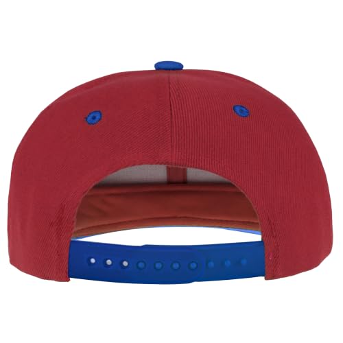 Image of Gelante Snapback Hats for Men - Flat Bill Brim Baseball Cap Hat - Plain Blank Adjustable