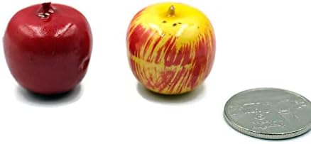 1shopforyou Realistic Fake Apples - 20 PCS - 5 Red Apples, 5 Green Apples, 5 Gala Apples and 5 Yellow Apples - Fake Fruits for Decoration - Artificial Plant - Foam Apples - 2 cm