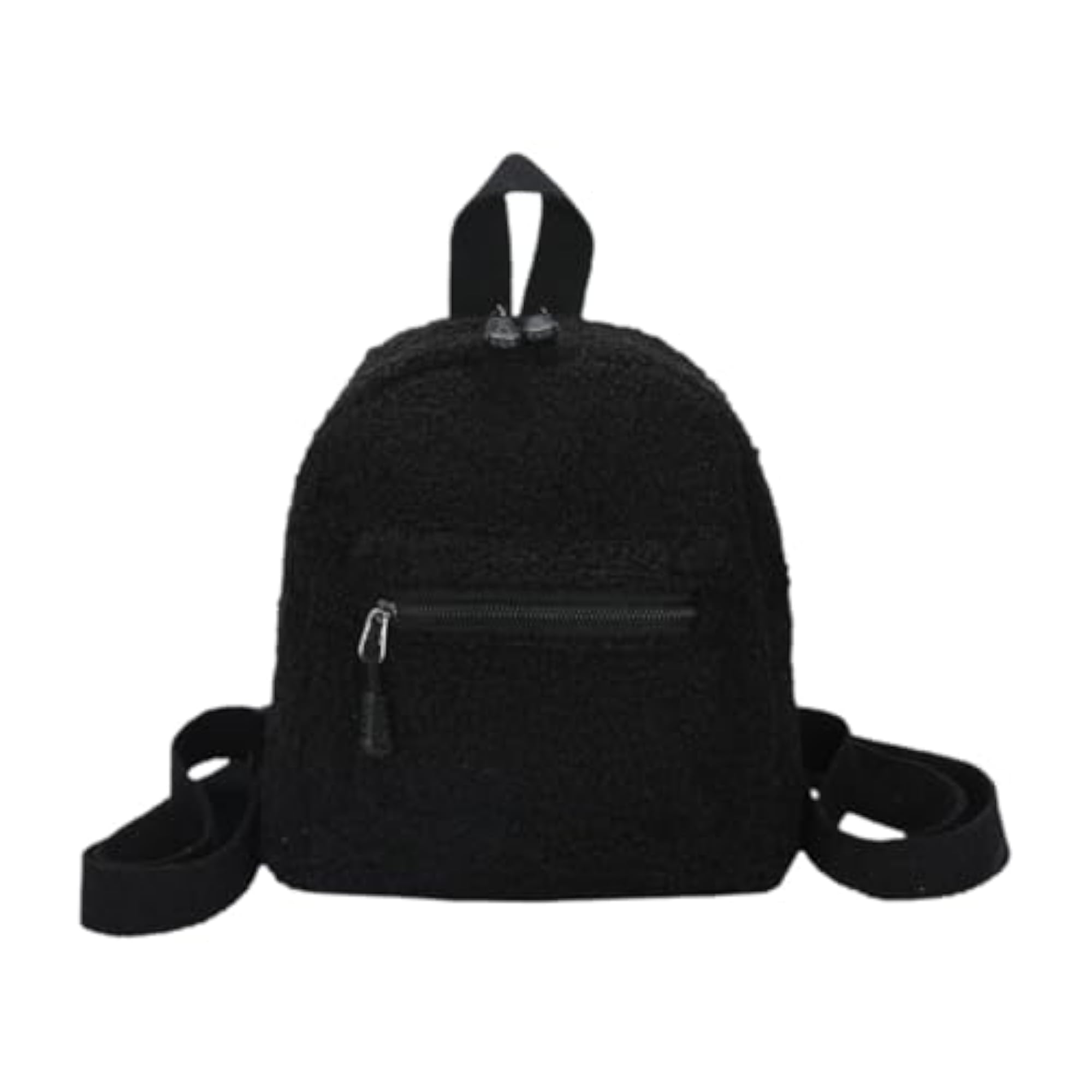 Plush Backpack Adjustable Strap Shoulder Bag