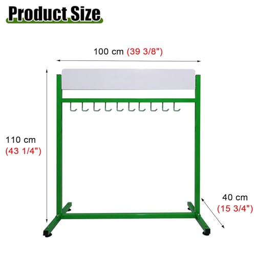 Soporte para raquetas con gancho para colgar, estante de almacenamiento que ahorra espacio para equipos de tenis y deportes, ideal para tiendas minoristas y áreas de entrenamiento