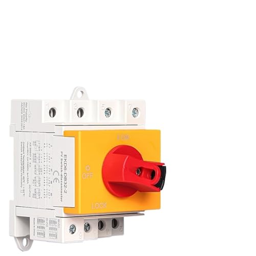 Interruptor seccionador solar de CC de 1000V 32A para solucionar riesgos de arco en strings 3