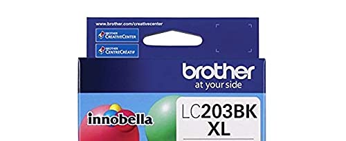 Brother Lc203Bk Innobella High Yield (Xl Series) Black Ink Cartridge, 1 Pack #TOP2