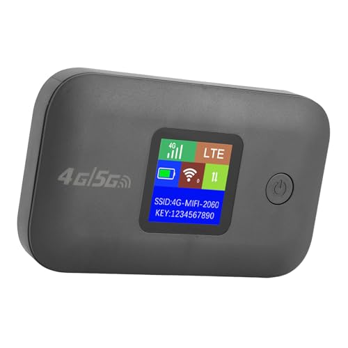 Image of 4G LTE Mobile Hotspot, Portable WiFi Router with SIM Card Slot, Supports 8-10 Users, for Travel Smartphone Tablet Laptop (European Version)