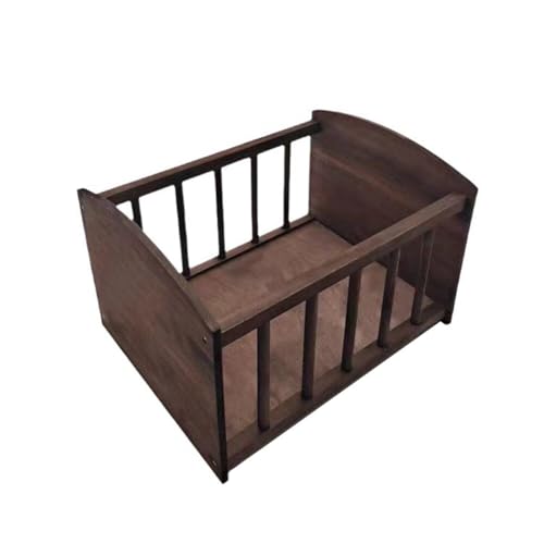 Surakey Wooden Bed Photo Props Baby Photography Props Baby Photography Props for Newborns Infants