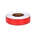 Produktbild GAPECHNG Reflective Tape High Vis Reflective Tape 45Mx5Cm Safety Marking Warning Tape Waterproof Self-Adhesive Reflective Decorative Sticker/Red/Red/Size