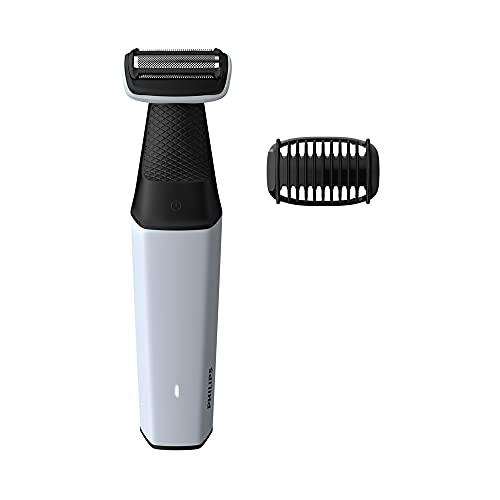 Image of Philips Bg3005 /15 Cordless Bodygroomer-Full Body Hair Shaver & Trimmer & Philips Nose Trimmer Nt3650 /16,Cordless Nose,Ear & Eyebrow Trimmer With Washable,2 Eyebrow Combs,Battery Powered (Gray)-Unisex