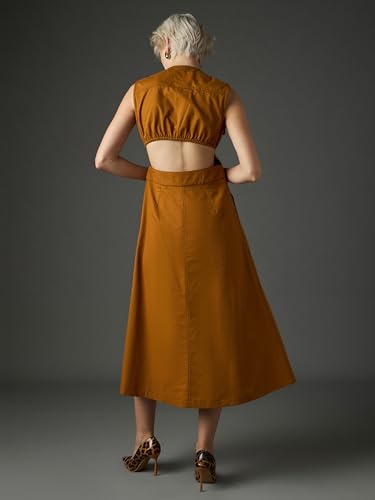 Image of Sassafras Women Waist Cut-Out Midi Dress