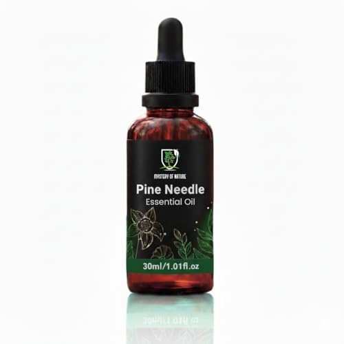 Mystery Of Nature Pine Needle Essential Oil 30ml 100% Pure Pine Essential Oils for Diffusers for Home Air Freshener Diffuser Oil with Glass Dropper Aromatherapy & DIY Home