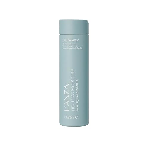 L'ANZA Healing Moisture Kukui Nut Conditioner, Renews Strength, Replenishes Moisture, for a Perfect Silky Look,Suitable for All Hair Types (8.5 Fl Oz)