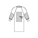 Halyard Health 78911 Evolution 4 Fabric-Reinforced Surgical Gown, Non-Sterile, Large (Case of 44)