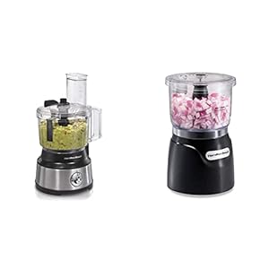 Hamilton Beach Food Processor & Vegetable Chopper Bundle (70730 + 72850)
