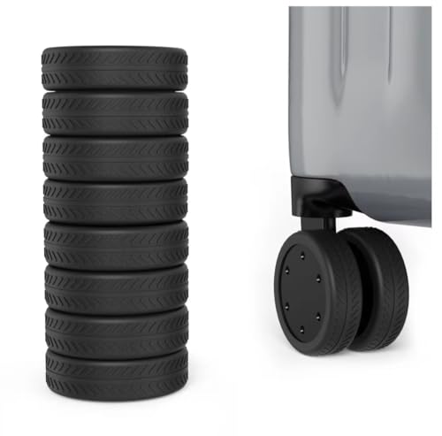 Luggage Wheel Covers - 8 Pcs Silicone