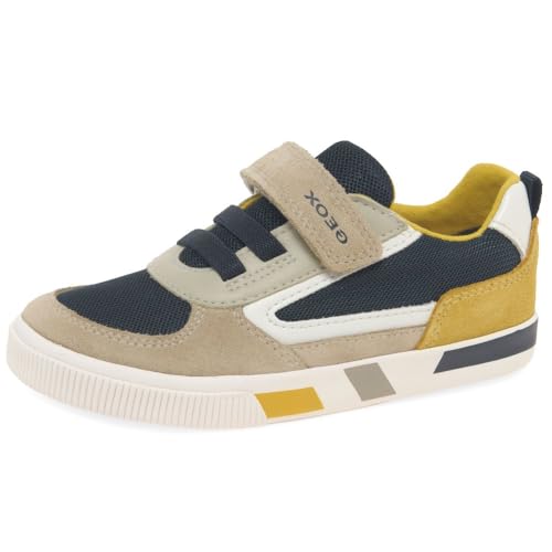 Geox Zapatos para niños B Kilwi Boy B para Aprender a Andar, Azul Marino Taupe, 20 EU