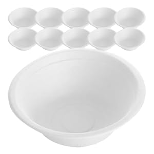 HAMPPLIES 100 Stück Papierschalen Einwegschüsseln