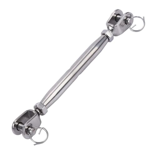 Tensor Quijada Acero Inoxidable M6 de 5 Piezas para Tensionar Cuerda o Cable, Diseño Resistente y a Prueba de Clima miniatura 4