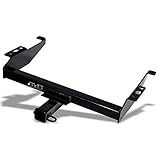 Class 4 IV Black 2' Receiver Tube Rear Bumper Trailer Tow Hitch Towing Mount...