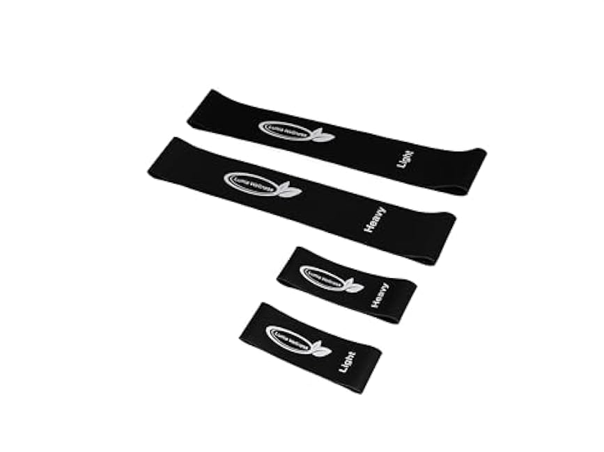 Toe Bands, Mini Latex Bands for Exercise & Stretch, Bunion Correction, Toe, Foot, & Ankle Strengthening, Toe Spacers for Hallus Valgus 4-Pack