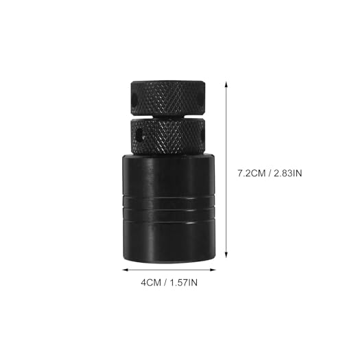 Plaque de vérin à vis réglable Tr18 support acier noir pour charge lourde