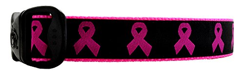 3 Dirty Dawgz Pink Ribbon Collar XL