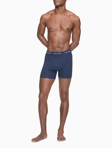 Image of White Solid Mid Rise Trunks - Pack of 3