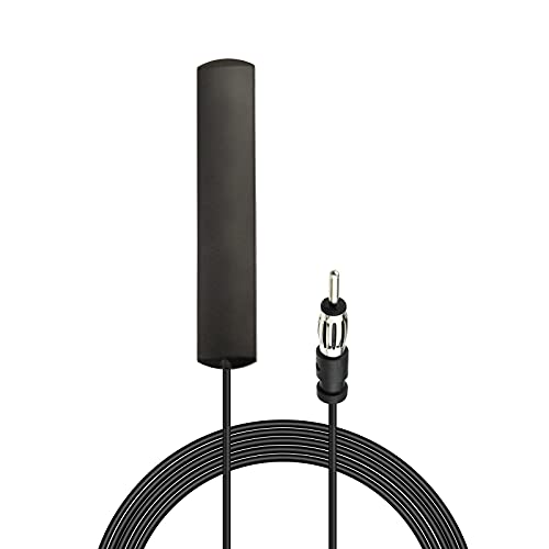 XI_XI Car Antenna Car Stereo FM AM Radio Antenna Car Adhesive Mount Hidden Patch Antenna for Vehicle Truck SUV Car Stereo in Dash Head Unit CD Media Receiver Player Audio HD Radio Tuner Amplifier