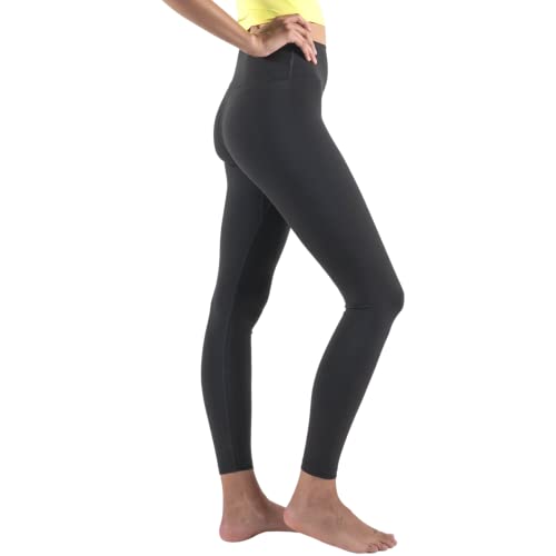 Women’s Naked Feeling Workout Leggings 25 inches - 7/8 High Waisted Yoga Pants with Non Slip Waistband