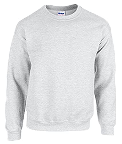 Gildan Herren Sweatshirt, Grau - Ash, XXL